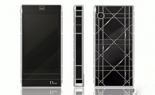 Cannage мотив от Dior на Mother-of-Pearl Touch Phone