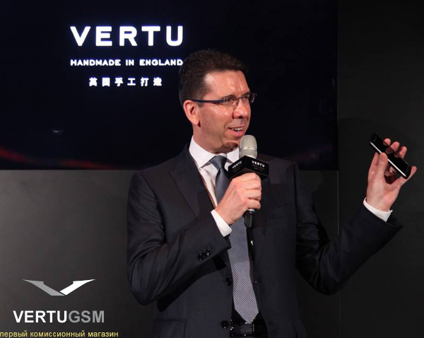 Vertu Signature Touch презентация в Китае