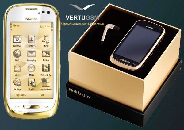 Премиум телефон Nokia Oro Gold