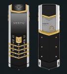 Vertu Signature S Design Mixed Metals Желтое золото, нержавеющая сталь  