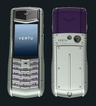 Vertu Ascent Ti Титан, пурпурная кожа
