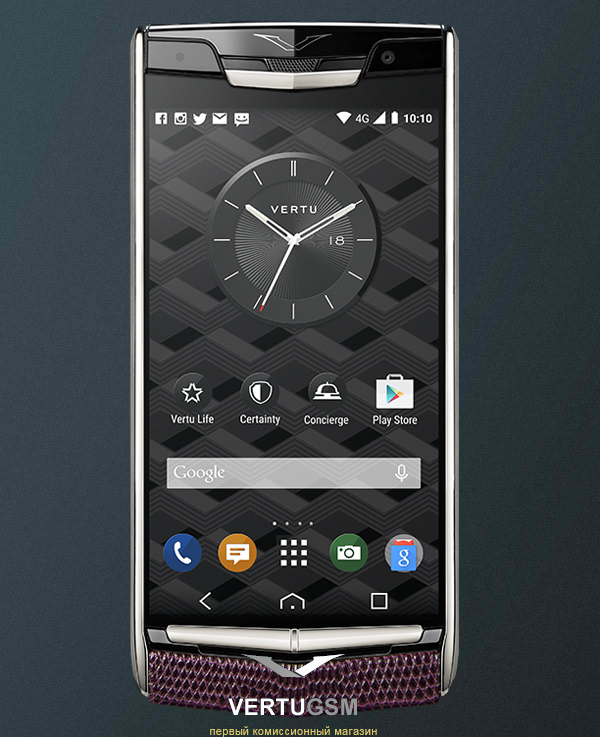 Vertu New Signature Touch элитный смартфон